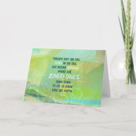 Vielleicht sind die Sterne unsere Geliebten Karte