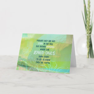 Vielleicht sind die Sterne unsere Geliebten Karte