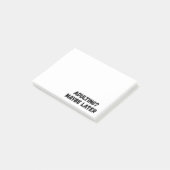 Vielleicht später erwachsen post-it klebezettel (angewinkelt)