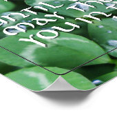 VIELLEICHT STEIGT DIE STRASSE, UM IHNEN ZELLTISCH POSTER (Ecke)