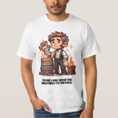 Vielleicht werde ich das Feuerwerk an die Profis V T-Shirt (Vorderseite)