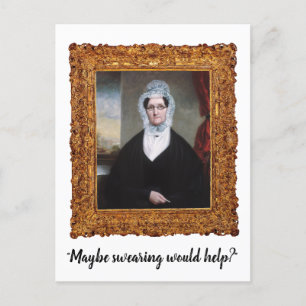 "Vielleicht würde das Schwitzen helfen" lustige Po Postkarte