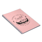 Vielleicht wurden Sie Christlich in Rosa erschaffe Notizblock (Rechte Seite)