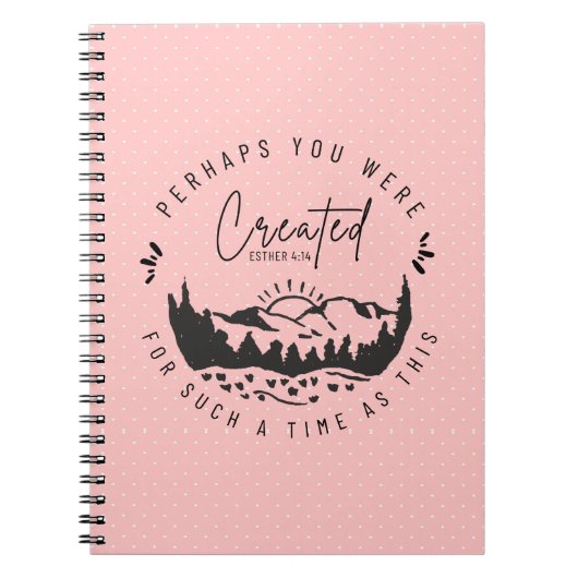 Vielleicht wurden Sie Christlich in Rosa erschaffe Notizblock (Vorderseite)