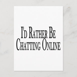 Vielmehr Chat online Postkarte
