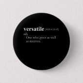 Vielseitig (Definition) Button (Vorderseite)