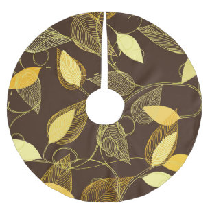 Vielseitig nahtlos: Abstraktes Musterdesign. Polyester Weihnachtsbaumdecke