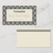 Vielseitig zeitgenössisch visitenkarte (Vorne/Hinten)