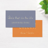 Vielseitige Getränke-Tickets in Orange, Steel & Cr (Schreibtisch)