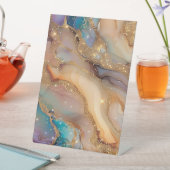 Vielseitiges Beige Holografisches Alkoholtupfer-Fa Sockelschild (In Situ)