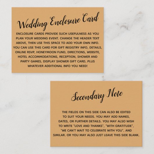 Vielseitiges, benutzerdefiniertes, einfaches DIY-H Begleitkarte (Vorne/Hinten)