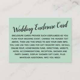 Vielseitiges, benutzerdefiniertes, einfaches DIY-H Begleitkarte