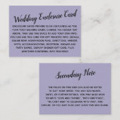 Vielseitiges, benutzerdefiniertes Einfaches DY Wed Begleitkarte (Vorne/Hinten)