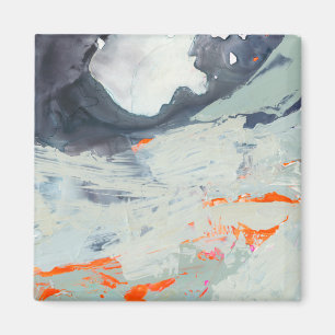 Vielstimmiges Meer - Beige Magnet