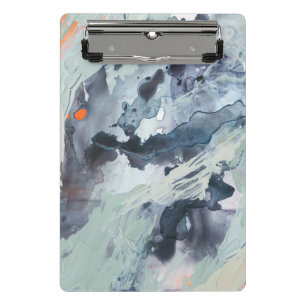 Vielstimmiges Meer - Blau Mini Klemmbrett