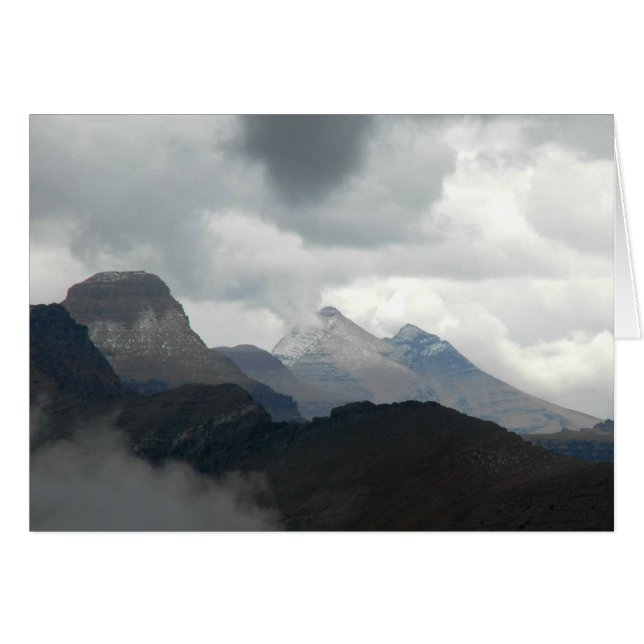 VIELSTIMMIGES RIDGELINES: Glacier Nationalpark (Vorderseite (Horizontal))