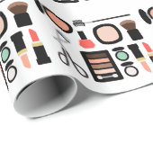 Vielzahl des Makes-up Geschenkpapier (Rolleneckpunkt)