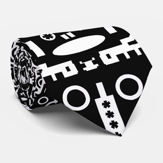 Vielzahl Roboter Krawatte (Gerollt)