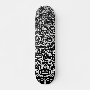 Vielzahl Roboter Skateboard
