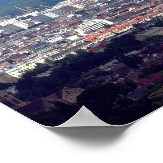 Vienna Austria Panorama Poster (Ecke)