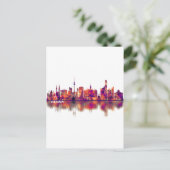 Vienna Austria Skyline Einladungspostkarte (Stehend Vorderseite)