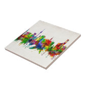 Vienna Austria Skyline Fliese (Seite)