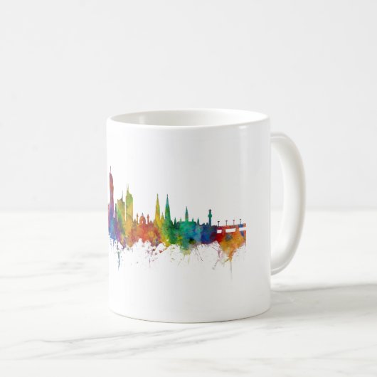 Vienna Austria Skyline Kaffeetasse (VorderseiteRechts)