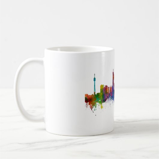 Vienna Austria Skyline Kaffeetasse (Links)