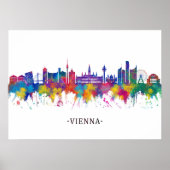 Vienna Austria Skyline Poster (Vorne)