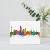 Vienna Austria Skyline Postkarte (Stehend Vorderseite)