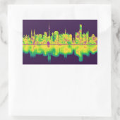 Vienna Austria Skyline Rechteckiger Aufkleber (Tasche)