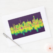 Vienna Austria Skyline Rechteckiger Aufkleber (Umschlag)