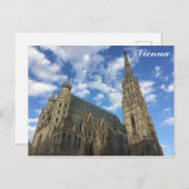 Vienna Austria St Stephens Cathedral Travel Foto Postkarte (Vorne/Hinten)