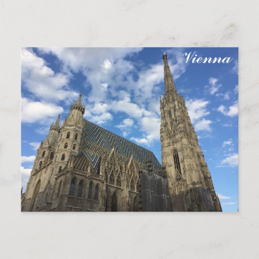 Vienna Austria St Stephens Cathedral Travel Foto Postkarte (Vorderseite)
