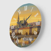 Vienna Austria Travel Große Wanduhr (Winkel)