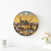 Vienna Austria Travel Große Wanduhr (Zuhause)