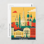 Vienna Austria Vintage Reisetourismus Souvenir Postkarte (Vorne/Hinten)