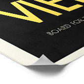 Vienna Austria Vintage Travel Poster (Ecke)