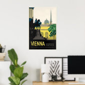 Vienna Austria Vintage Travel Poster (Heimbüro)