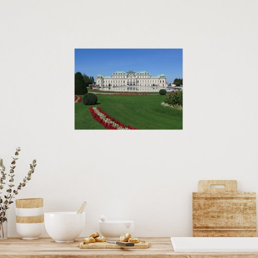 Vienna Belvedere Poster (Küche)