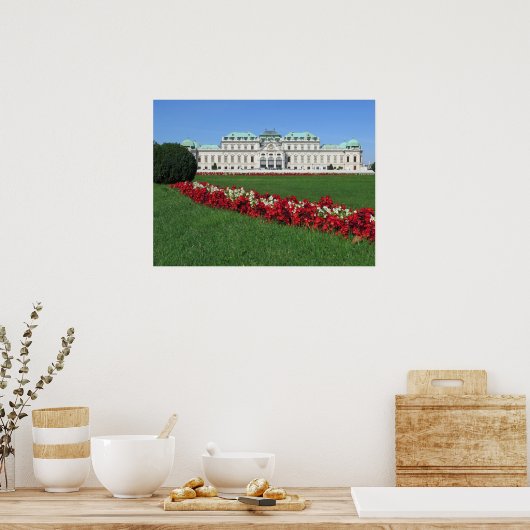 Vienna Belvedere Poster (Küche)