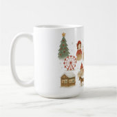 Vienna Christmas Watercolor – Cozy Winter Austria Kaffeetasse (Links)