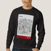 Vienna city plan sweatshirt (Vorderseite)