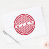 Vienna City Pride Emblem – Austria Identity Runder Aufkleber (Umschlag)