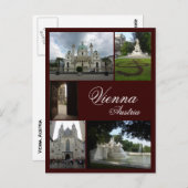 Vienna Collage Postkarte (Vorne/Hinten)