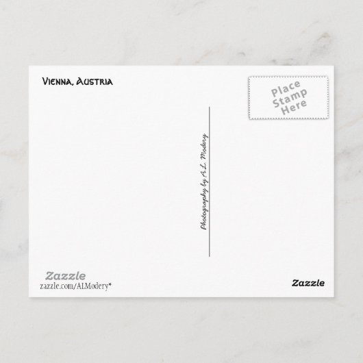 Vienna Collage Postkarte (Rückseite)