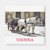 Vienna Fiaker Magnet (Vorne)