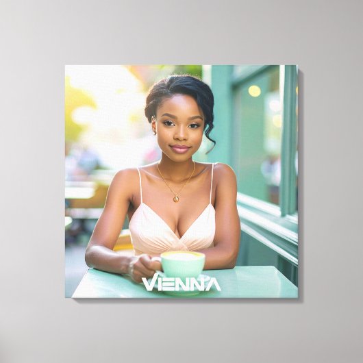 VIENNA - LOVE FROM AUSTRIA LEINWANDDRUCK (Vorderseite)