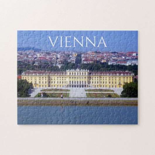 Vienna Schönbrunn view Puzzle (Horizontal)