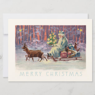 Vienna Woods Santa Feiertagskarte